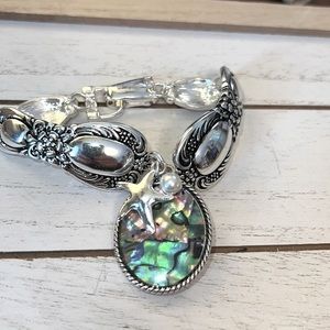 Abalone Spoon handle Starfish bracelet